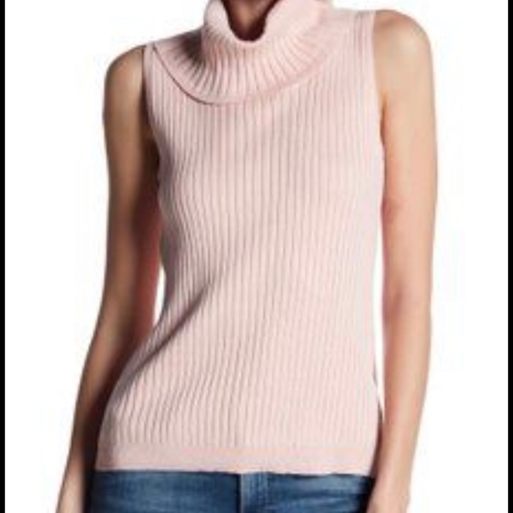 Cable & Gauge Tank Top Turtle Neck Size L